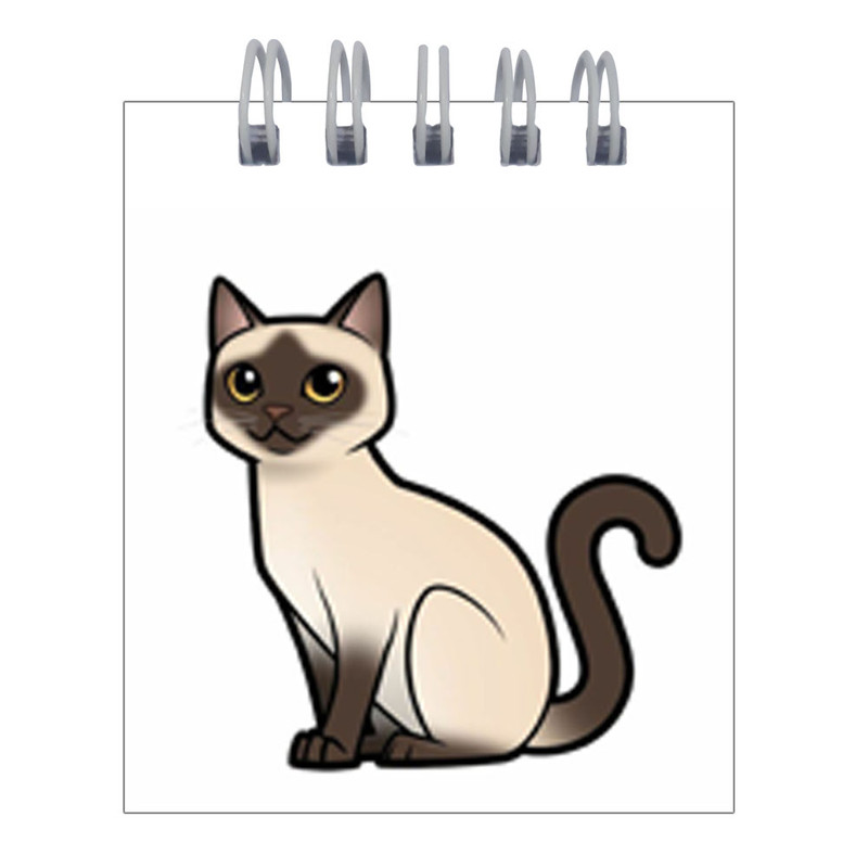 دفترچه یادداشت 50 برگ طرح گربه با نمک کد hc31 مجموعه 4 عددی