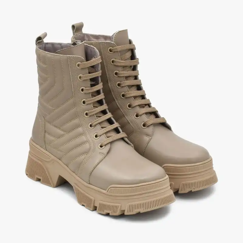 نیم بوت زنانه چرم تهران مدل U84V