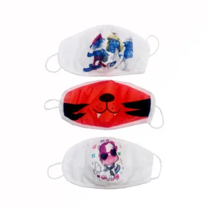 ماسک پارچه ای بچگانه کد 554678 مجموعه 3 عددی