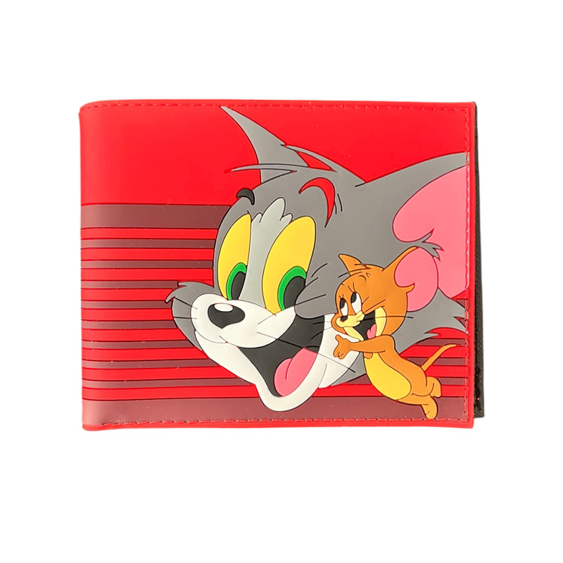 کیف پول مدل سیلیکونی طرح تام و جری کد ۱۱۰۸