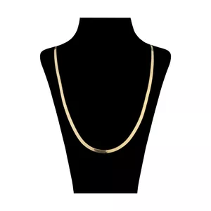 گردنبند طلا 18 عیار زنانه مایا ماهک مدل MM1718 طرح نفرتیتی-هرینگبون