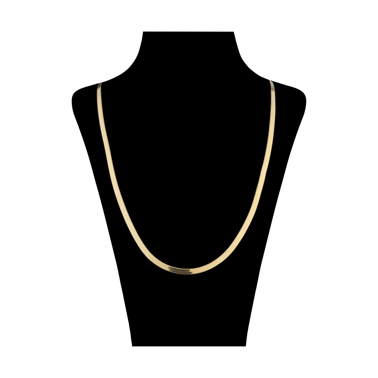 گردنبند طلا 18 عیار زنانه مایا ماهک مدل MM1718 طرح نفرتیتی-هرینگبون -  - 1