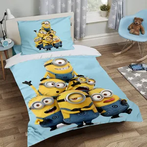 سرویس خواب هزاردستان طرح مینیون ها کد PROT135 یک نفره سه تکه