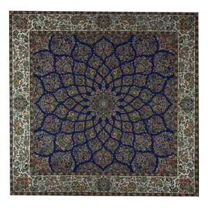 رومیزی ترمه رضایی یزد طرح زندیه کد 2124010429000