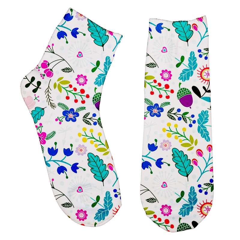 جوراب مدل جنگل 02