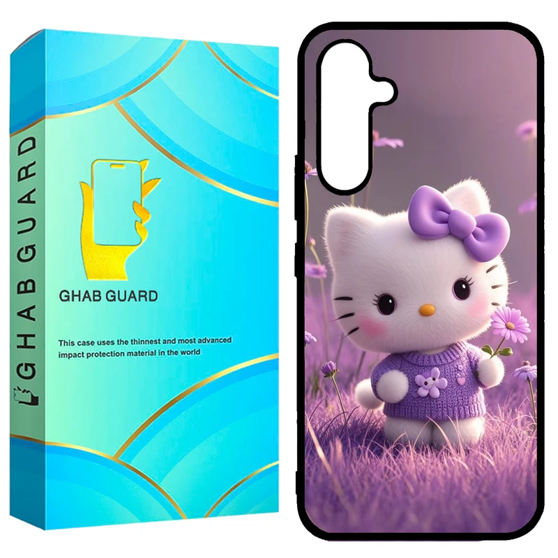 کاور قاب گارد طرح کیتی مدل GCHPA54 مناسب برای گوشی موبایل سامسونگ Galaxy A54