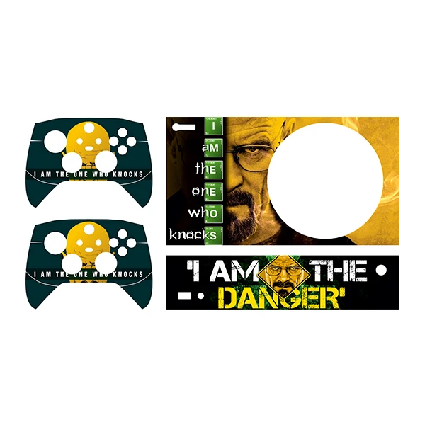 برچسب کنسول بازی ایکس باکس series s مدل breaking bad کد3 مجموعه 4 عددی