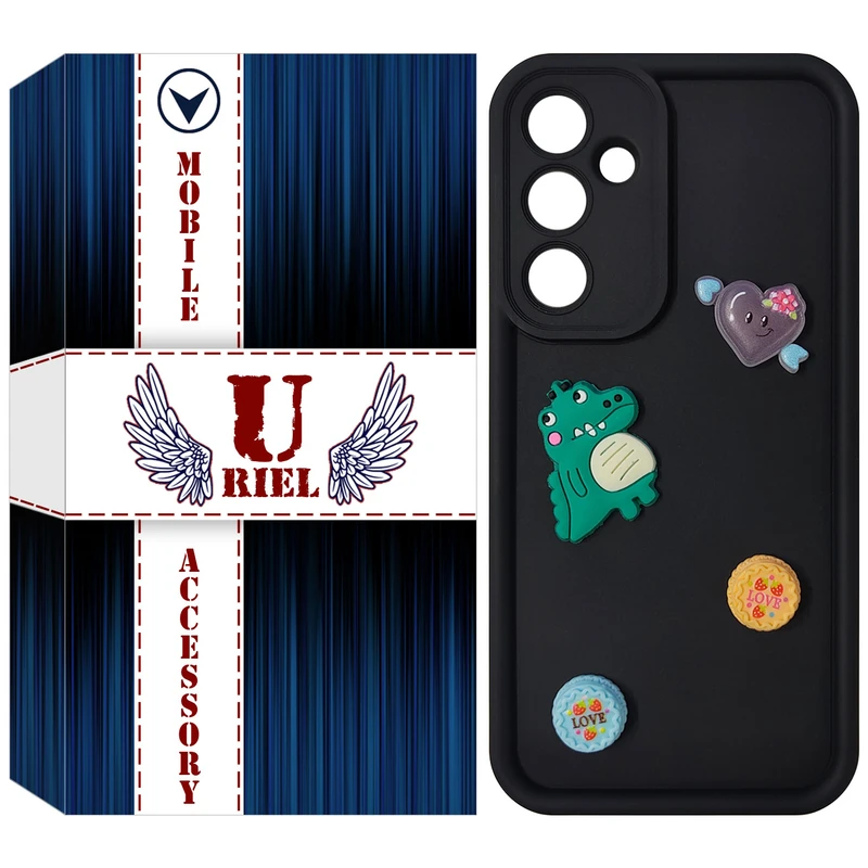 کاور یوریل مدل قاب سولید عروسکی طرح 7 مناسب برای گوشی موبایل سامسونگ Galaxy A35