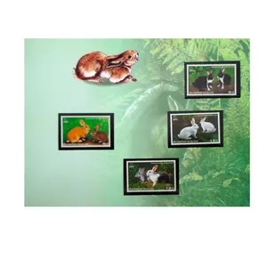 تمبر یادگاری مدل حیوانات کد DS-1066 مجموعه 4 عددی