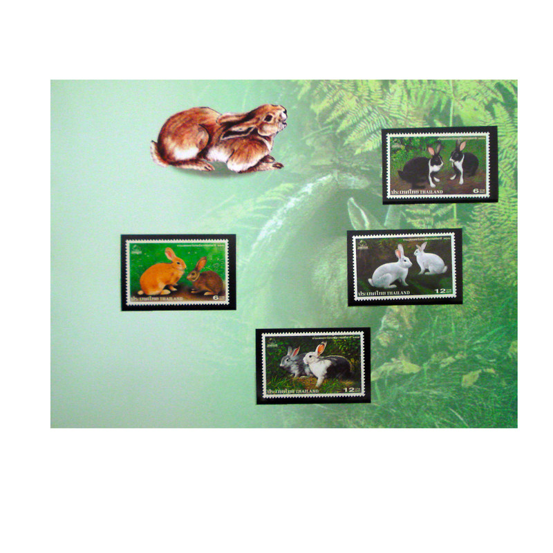 تمبر یادگاری مدل حیوانات کد DS-1066 مجموعه 4 عددی