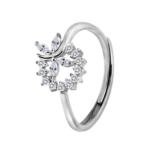 انگشتر نقره زنانه اقلیمه کد AN83