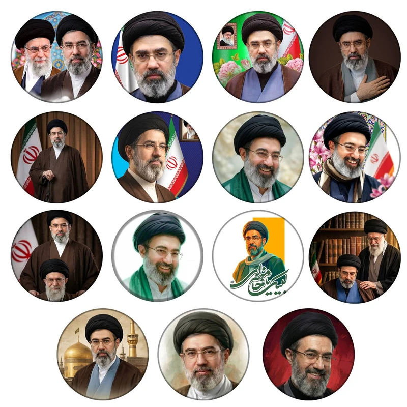 پیکسل طرح امام سید مجتبی خامنه‌ای مجموعه 15 عددی