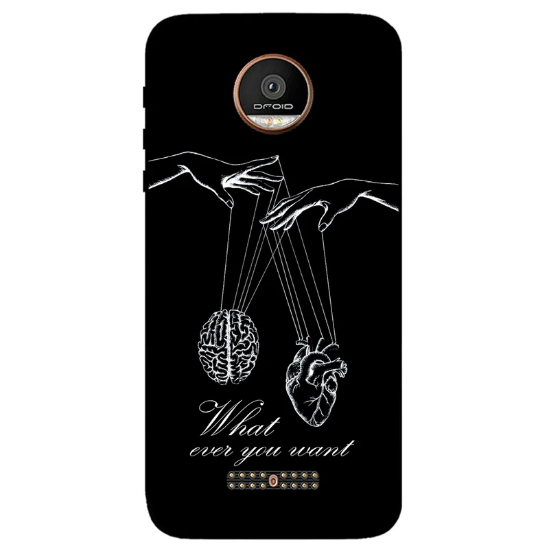 کاور مگافون طرح فکر و احساس مدل 1899 مناسب برای گوشی موبایل موتورولا Moto Z Force