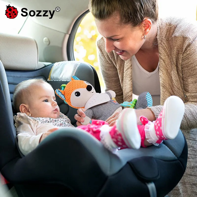 آویز تخت کودک سوزی مدل WLTH22-0744 طرح روباه