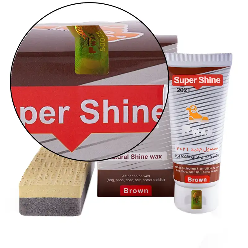 واکس براق کننده کفش پی واکس کد px 3 به همراه اسفنج