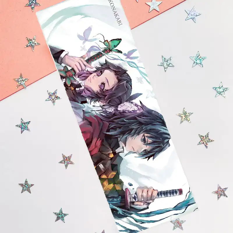 نشانگر کتاب بادکنک آبی طرح انیمه مدل A2