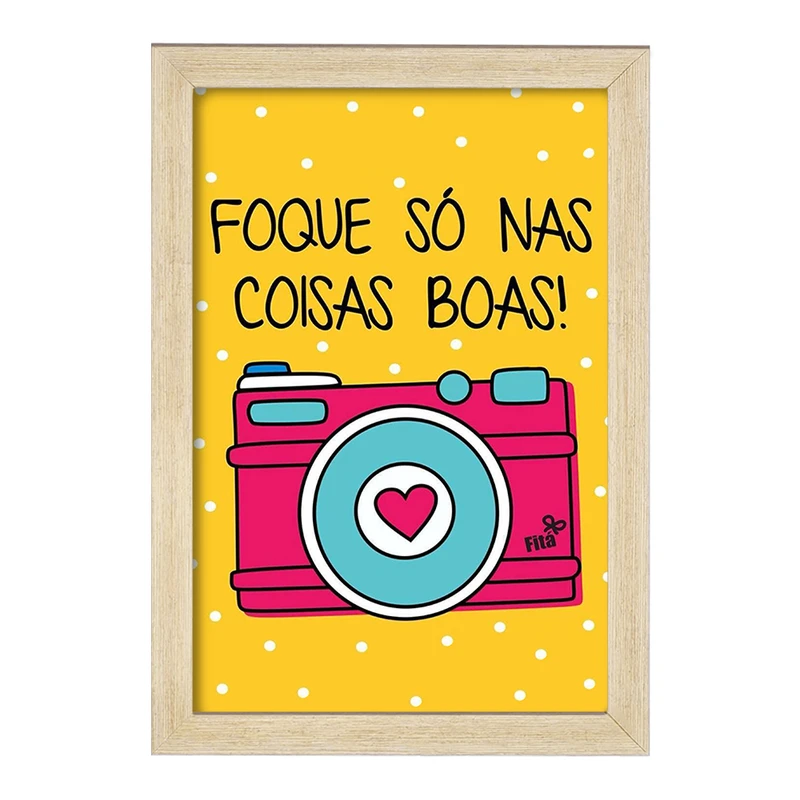 تابلو خندالو مدل دوربین  کد 1767