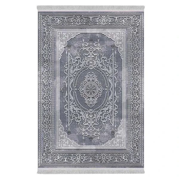 فرش پارچه‌ای دفه مدل فرشینه طرح مدرن کد 425