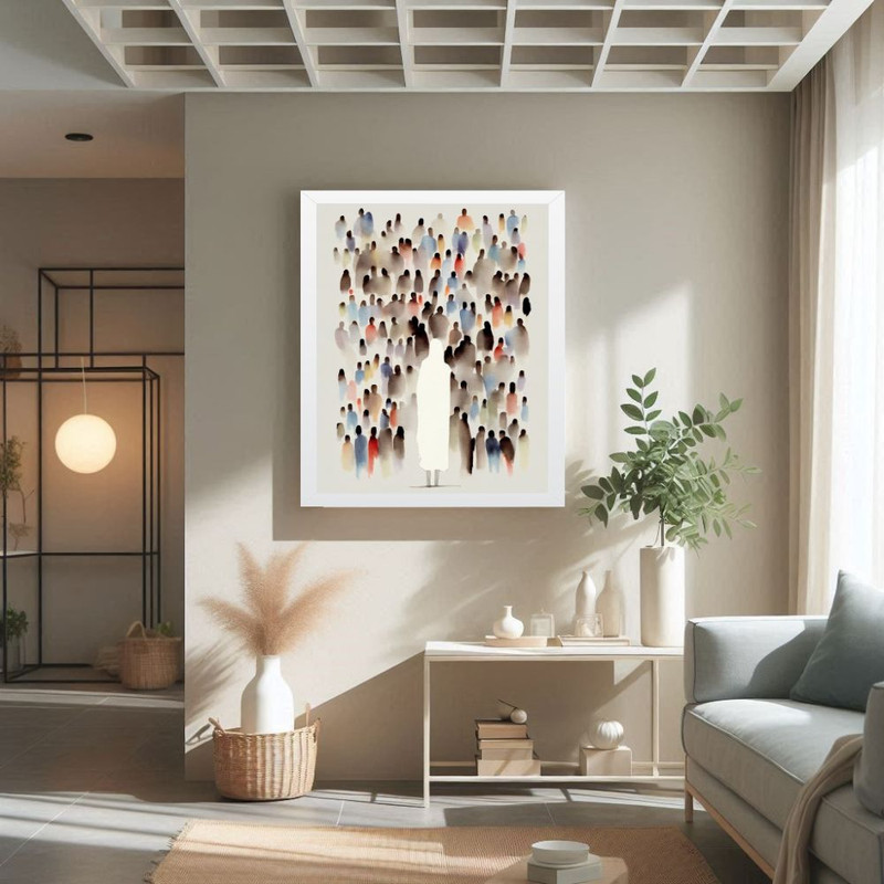 تابلو مدل هنر آبرنگ