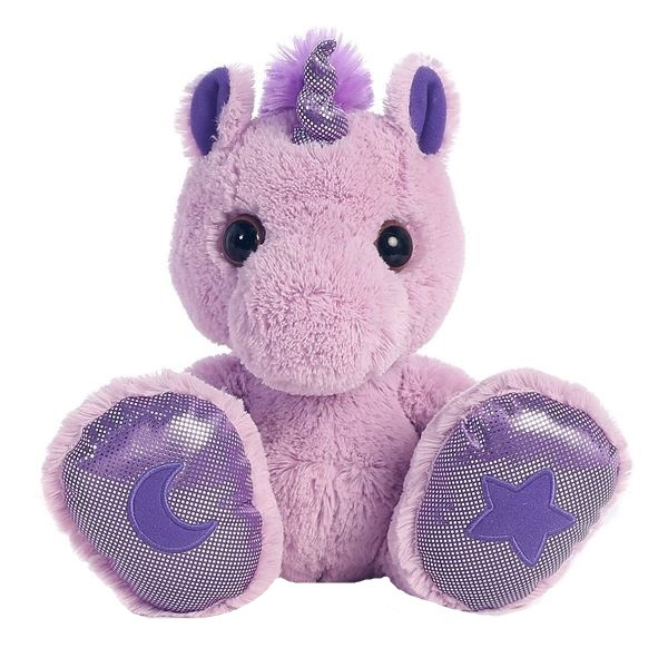 عروسک آرورا طرح اسب تک شاخ مدل Aurora Moon and Star Unicorn کد SZ7/459 ارتفاع 28 سانتی متر