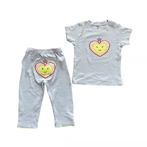 ست تی شرت و شلوار نوزادی کارترز مدل قلب2