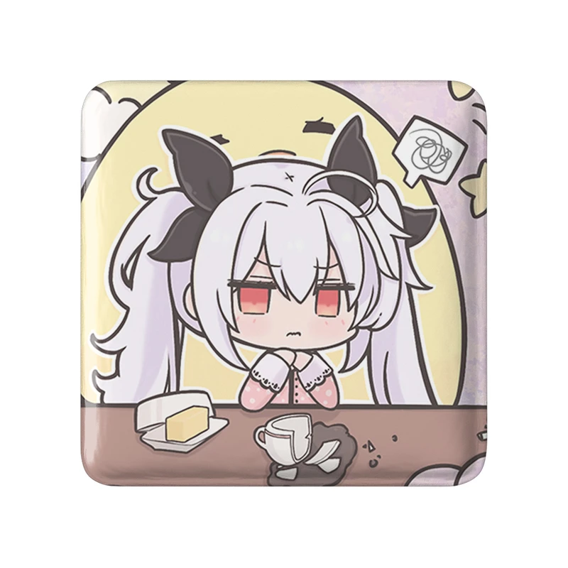 مگنت خندالو طرح بازی آزور لین (Azur Lane) مدل مربعی کد 34279