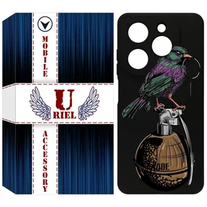 کاور یوریل مدل KSH کد 31 طرح پرنده مناسب برای گوشی موبایل تکنو Spark 20 / Spark Go 2024