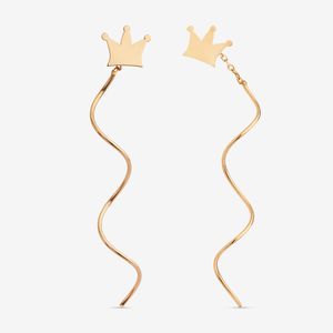 گوشواره آویز طلا 18 عیار زنانه مایا ماهک مدل ME1252