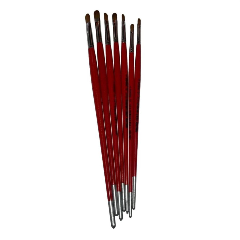قلم مو زبان گربه ای خرم کد hg-86 مجموعه 7 عددی