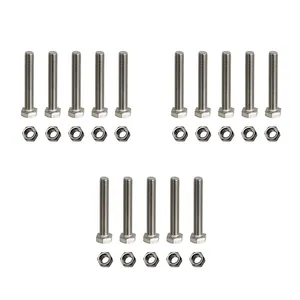  پیچ و مهره مدل Hex-10-70 بسته 30 عددی