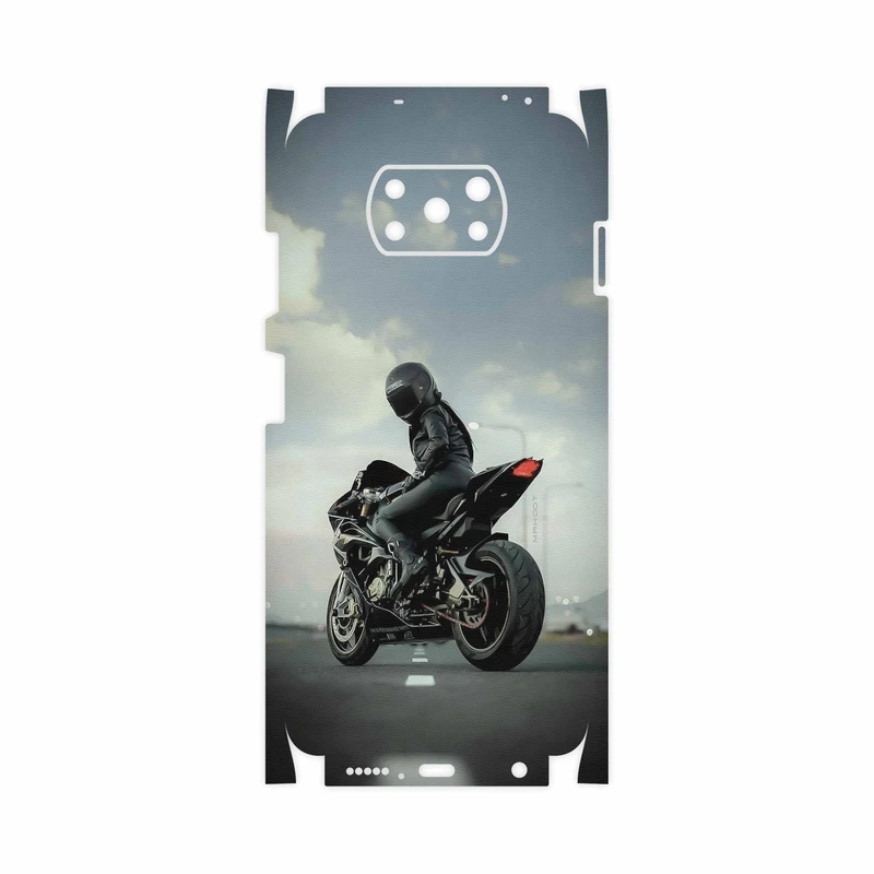 برچسب پوششی ماهوت مدل Motorcycling-FullSkin مناسب برای گوشی موبایل شیائومی Poco X3 NFC
