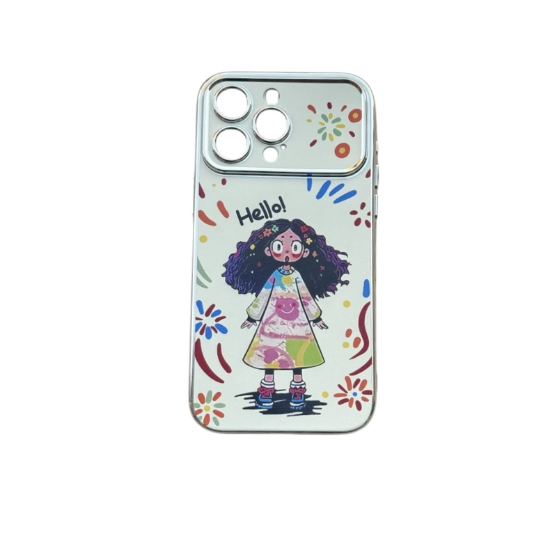 کاور طرح  دختر  کد 998 مناسب برای گوشی موبایل اپل iPhone 13 ProMax