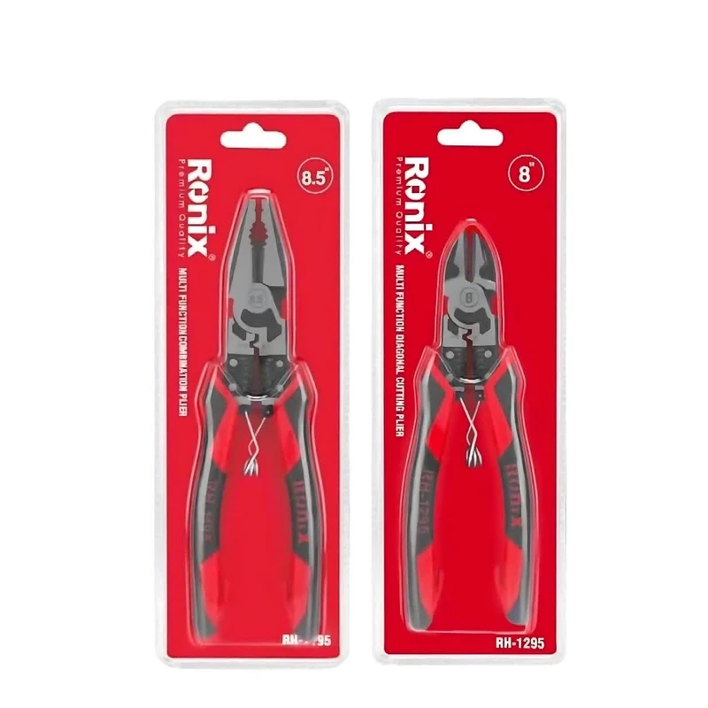 انبر دست و سیم چین الکترونیکی رونیکس مدل RH - 1195  و RH - 1295 بسته 2 عددی