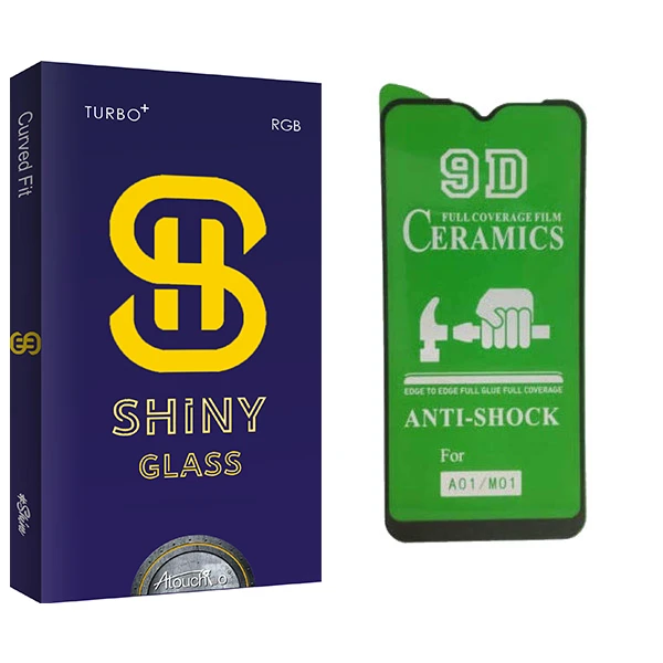 محافظ صفحه نمایش آتوچبو مدل Shiny Glass مناسب برای گوشی موبایل سامسونگ Galaxy M01
