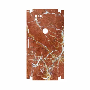 MAHOOT Red Marble-FullSkin Cover Sticker for Google Pixel 2