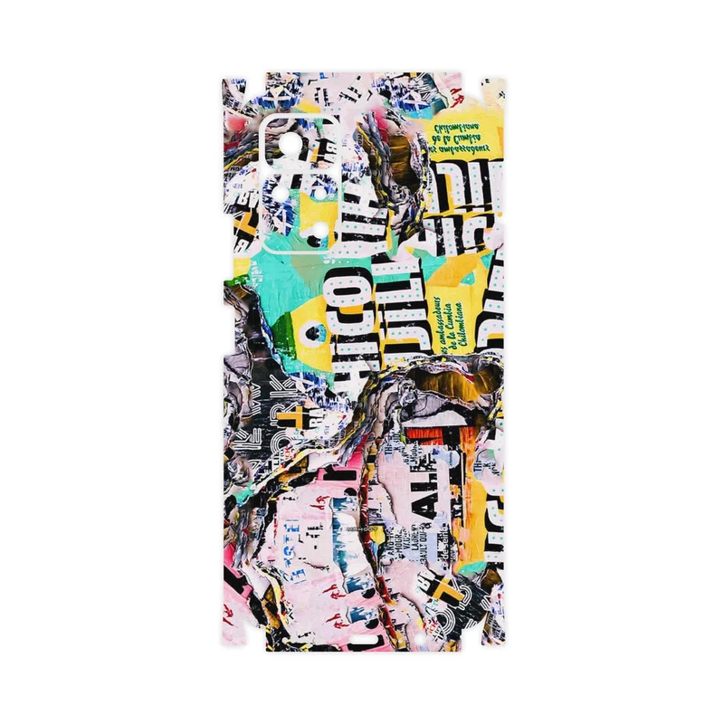 برچسب پوششی ماهوت مدل Collage of Teared Paper-FullSkin مناسب برای گوشی موبایل شیائومی Poco M4 Pro 5G