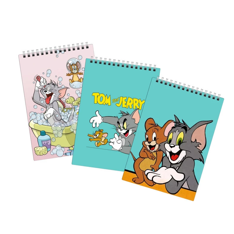 دفتر نقاشی 40 برگ لالالی لو طرح کارتون تام و جری  کد 104 مجموعه 3 عددی