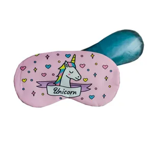 چشم بند خواب مدل کمپرس دار طرح یونیکورن کد 3