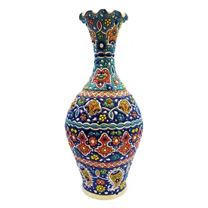 گلدان میناکاری  مدل رز کد 21