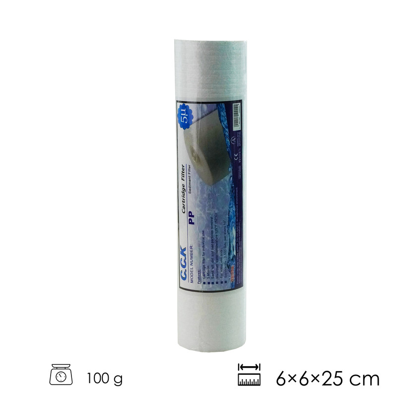 فیلتر دستگاه تصفیه آب سی سی کا مدل الیافی SC-10-5