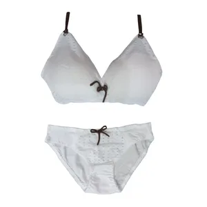 ست شورت و سوتین زنانه مدل 754 رنگ سفید