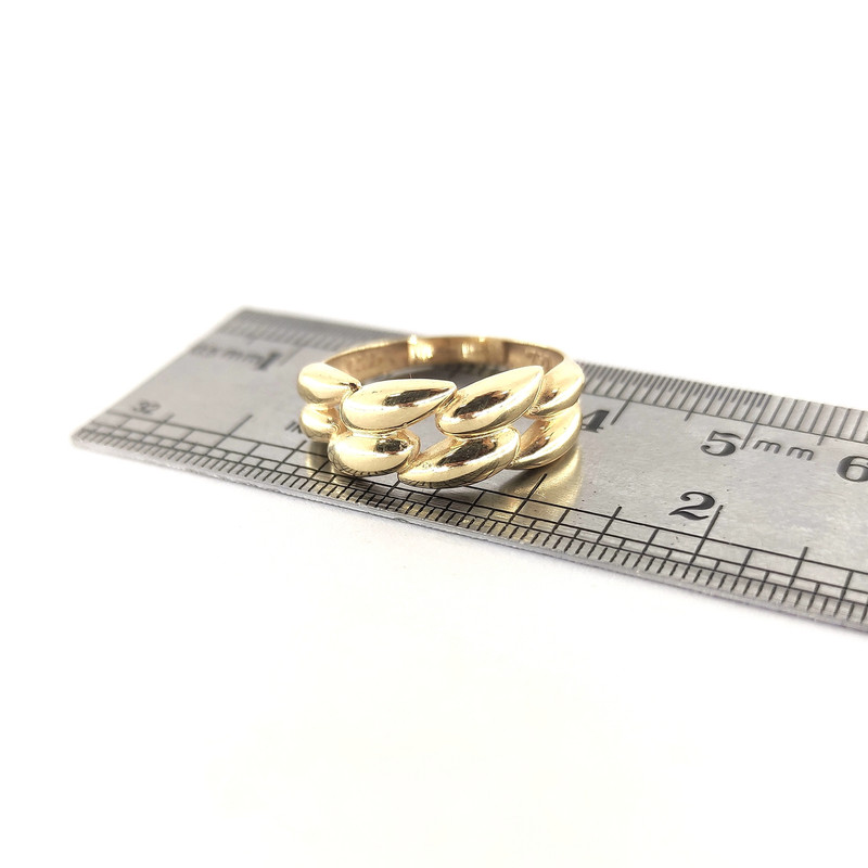 انگشتر طلا 18 عیار زنانه طلا و جواهرسازی افرا مدل 24