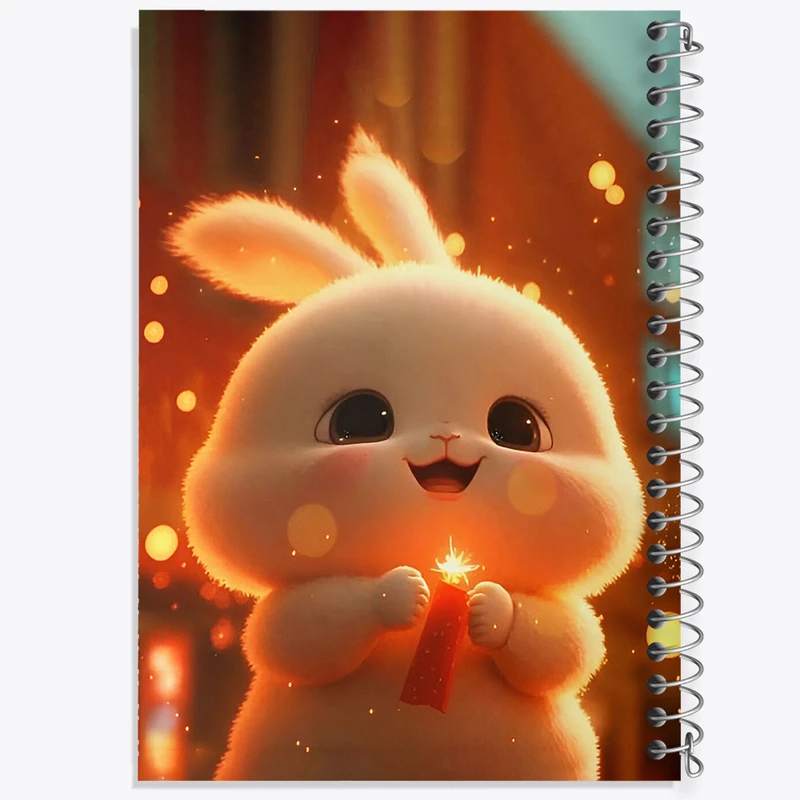 دفتر لیست خرید 50 برگ خندالو طرح خرگوش بامزه کد F5744