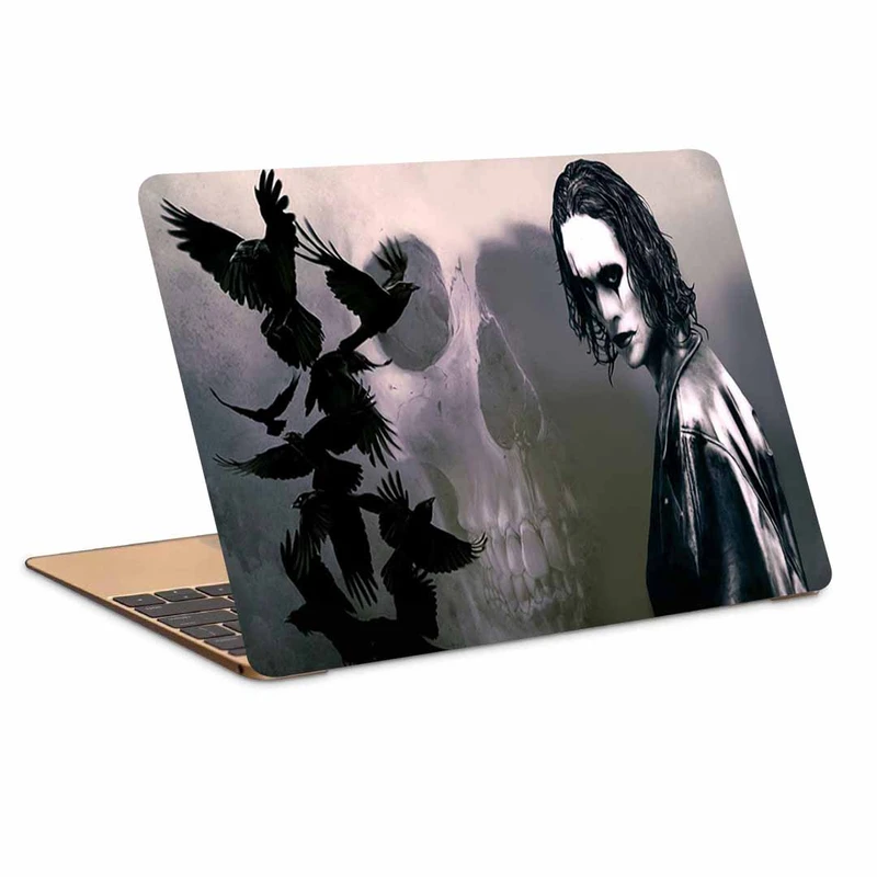استیکر لپ تاپ طرح Crowsکد N-124مناسب برای لپ تاپ 15.6 اینچ