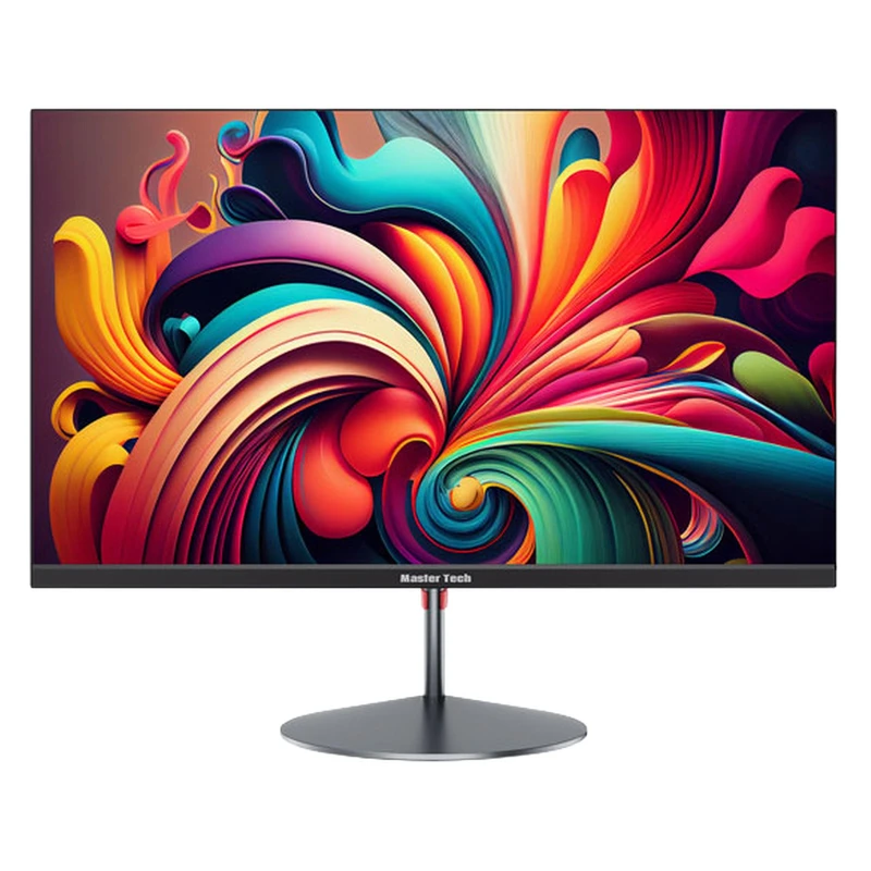 مانیتور 24 اینچ مسترتک مدل VL249HS ، رزولوشن FullHD، پنل IPS، نرخ بروزرسانی 75 هرتز، با نسبت تصویر 16:9، دارای اسپیکر داخلی، دارای پورت HDMI و DisplayPort و USB 