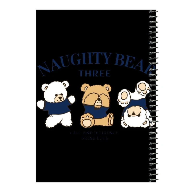 دفتر مشق 80 برگ اس جی مدل خرس های بازیگوش    