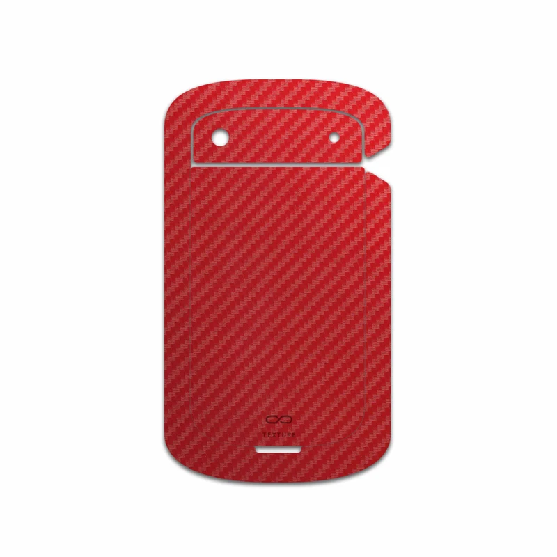 برچسب پوششی ماهوت مدل Red-Fiber مناسب برای گوشی موبایل بلک بری Bold Touch 9900