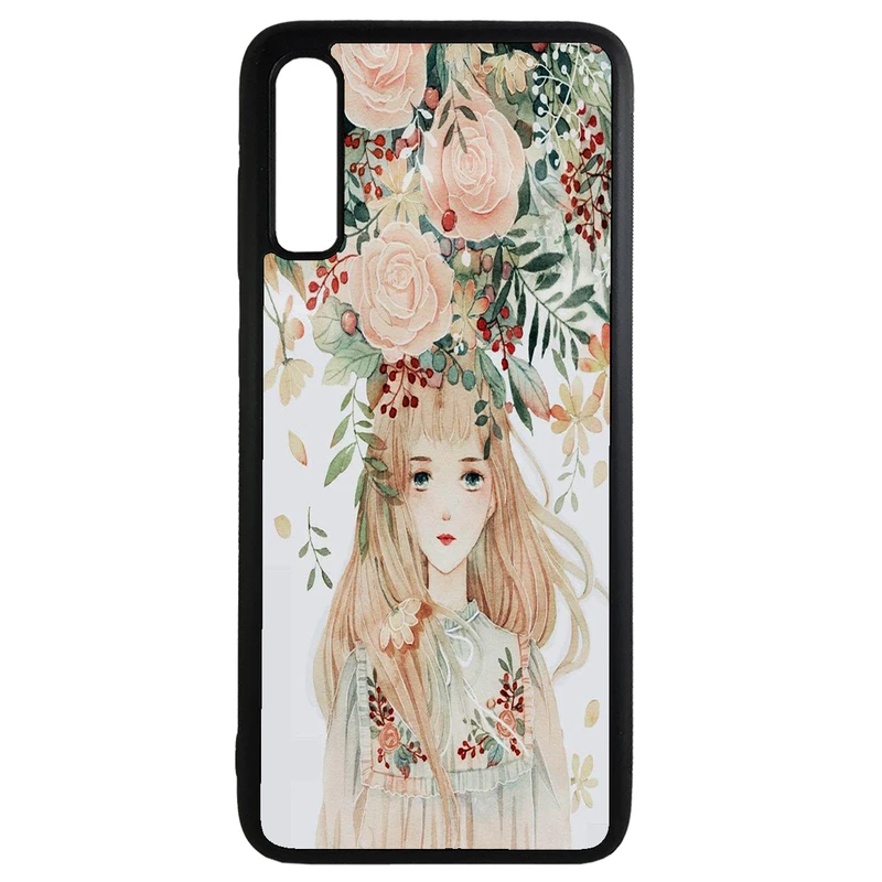 کاور طرح دختر کد 110646 مناسب برای گوشی موبایل سامسونگ galaxy a50