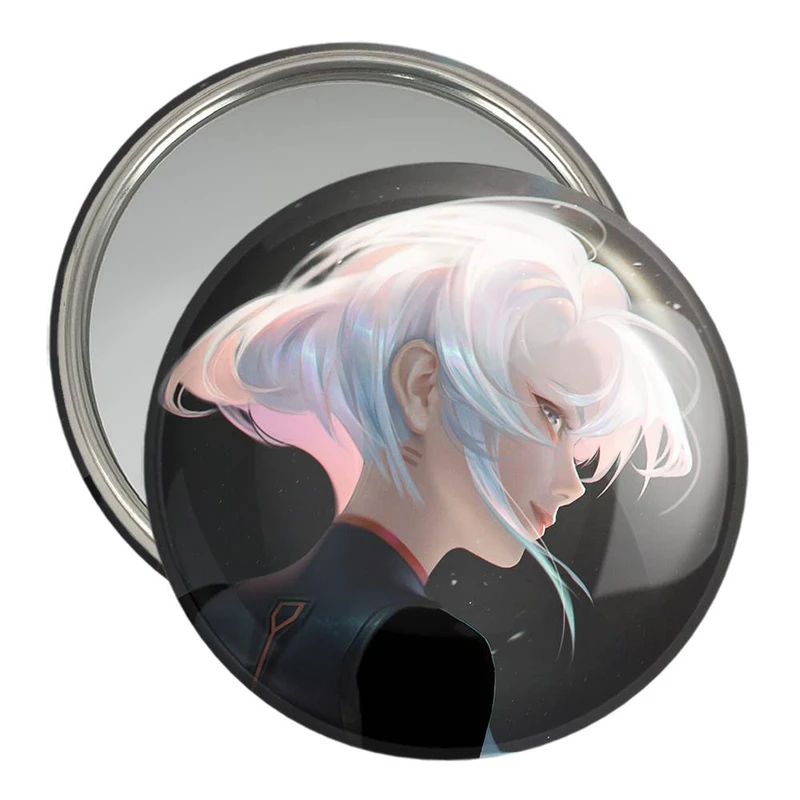 آینه جیبی خندالو مدل لوسی انیمه سایبر بانک Cyberpunk  کد 22453