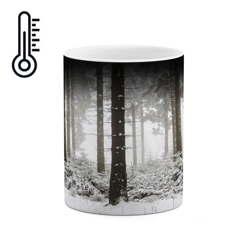 ماگ حرارتی کاکتی مدل منظره برفی کد mgh14984